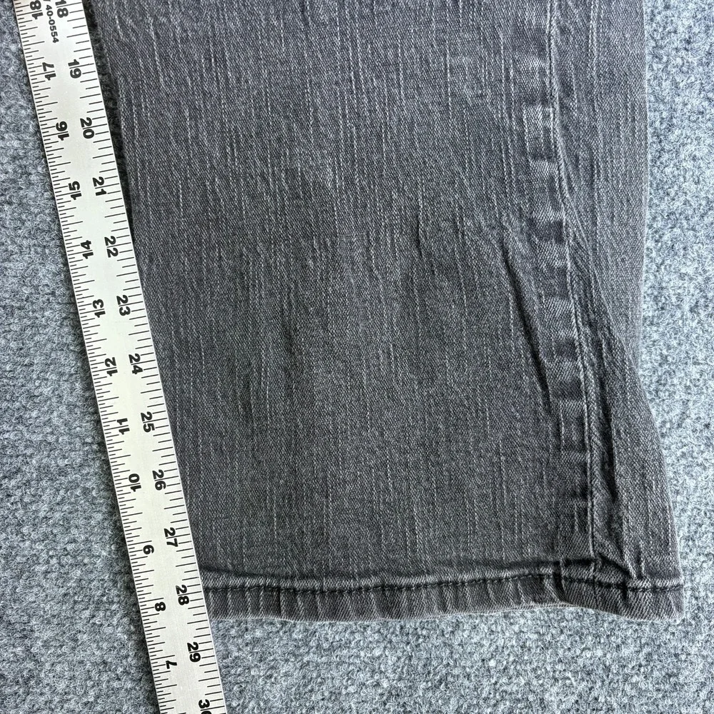 Levi's 569 Jeans Mens 38x28 Black Denim Stretch‎ Mid Rise Classic Straight Leg